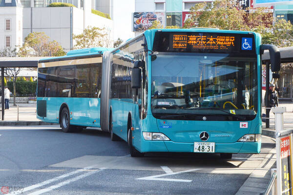 路線バス本数かなり多い区間 東日本3選 多すぎて時刻表に書けない 続々連節バス 年3月17日 エキサイトニュース