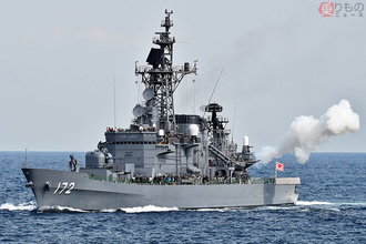 海自唯一になった非イージス対空護衛艦「しまかぜ」の未来は 昔ながらの旋回式発射機