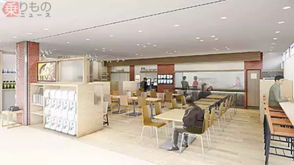 首都高「八潮PA」店舗リニューアル レストランは日本初コラボ店 八潮名物ポテチも