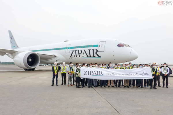 LCC「ZIPAIR」 異例の初便「乗客ゼロ」で成田出発 コロナ禍で貨物便として物流に貢献