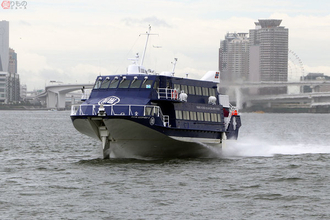 「海を飛ぶ船」バリアフリーに 東海汽船 新ジェットフォイル「セブンアイランド結」の全貌