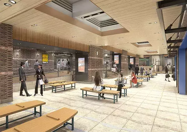 JR横浜駅に改札内新通路 中央南改札～南改札をつなぎ待合広場とエキナカ5店も誕生