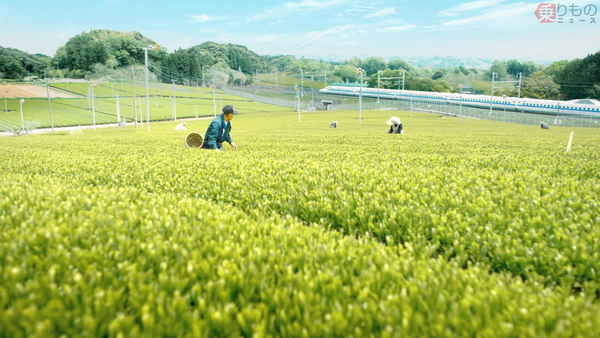 ビシッと指さす車掌は本物？ 新型新幹線「N700S」テレビCMの秘密