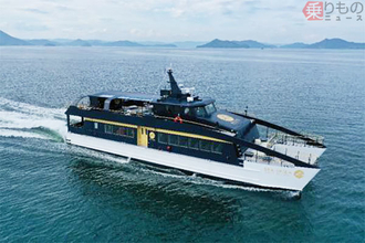 JR西×瀬戸内海汽船のクルーザー「シースピカ」登場 広島～三原 陸海融合の周遊ルート誕生