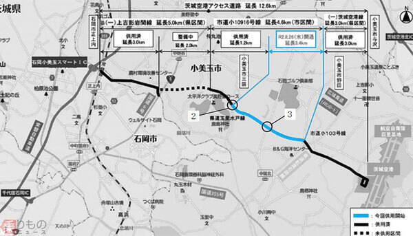 茨城空港アクセス道路 延伸 全通まで残り1区間 遠い 返上へ一歩 年8月27日 エキサイトニュース