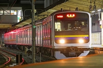 成田空港駅まで走ルンです「209系」乗り入れ増加へ 快速減便に代わりシャトル運行 3月改正