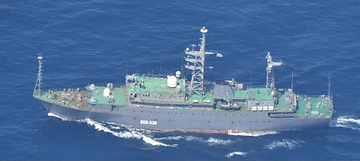 ロシア海軍の情報収集艦が日本海から東シナ海へ向け航行 防衛省
