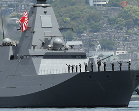 海上自衛隊の最新鋭護衛艦「もがみ」三菱重工長崎で就役 配備は横須賀