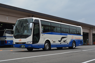 発着は太平洋フェリーのふ頭 JR東海バスが名古屋市内で新バス 大河ドラマに合わせ