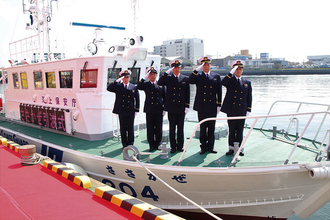 海上保安庁の新造巡視艇「ささかぜ」引き渡し 東日本大震災で活躍した船名を継承