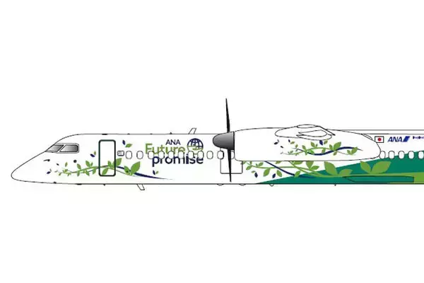 キタ！ ANA懐かし塗装「エコボン」5年ぶり”復活”!？ プロペラ版「緑のANA機」今月就航へ