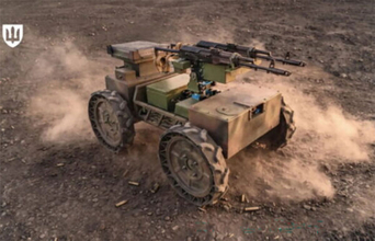 もう戦場に人がいない…？ ウクライナの「新型地上ドローン」が砲撃 ロシア軍のドローンを撃破する映像を公開