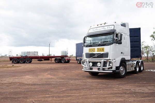 全長50m 超なが～いトラック「ロード・トレイン」運転してみた 果たして曲がれるのコレ…？