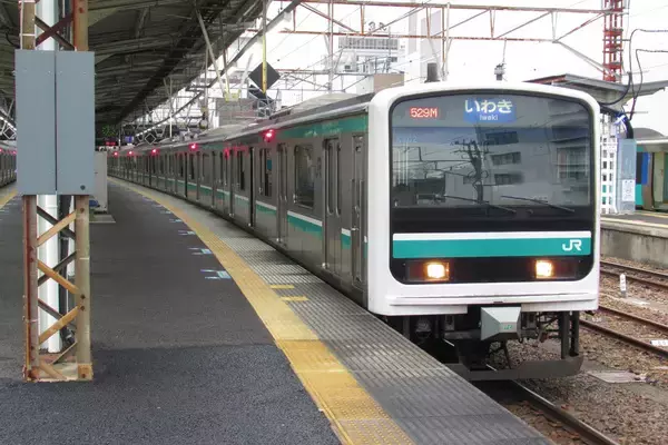 E501系、10両「快速」でいわき以北へ JR常磐線に臨時列車 Jヴィレッジ 