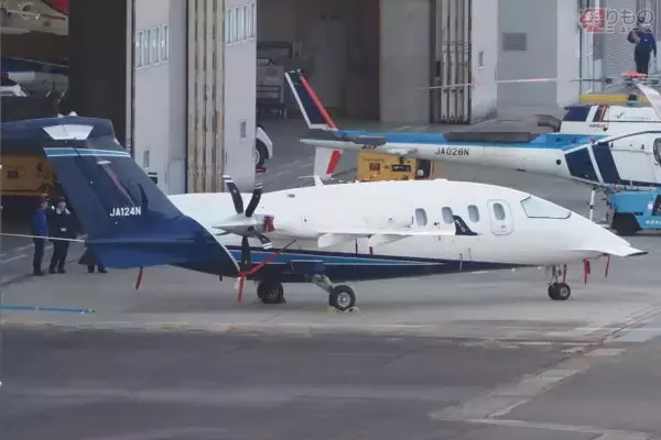 プロペラ逆向き「爆速の異形機」名古屋に突如来た!! 受領したのは日本の会社 なぜその形に？