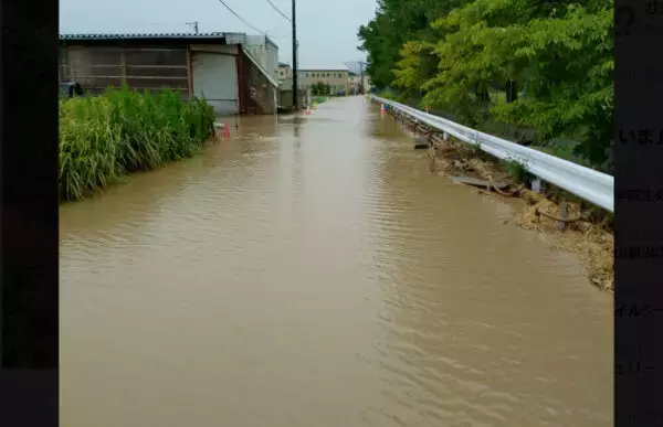 道路が“川”に… すさまじい排水作業の様子を国交省が公開 石川・富山「1000年以上に一度の豪雨」