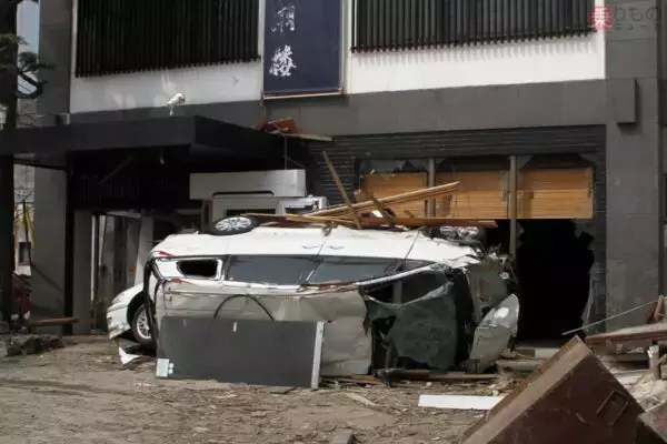 「「地震で愛車に被害」←通常の車両保険＆地震保険では直せません！ 台風や洪水と“扱いが違う”ワケ 備える方法は？」の画像