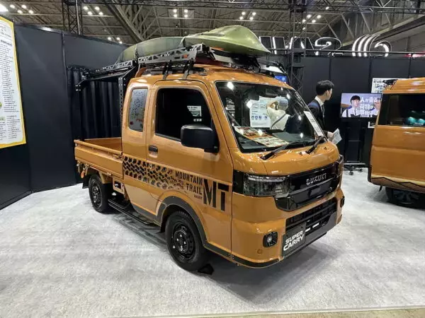 「働くクルマ」にあらず！“遊べる軽トラ”スズキ「スーパーキャリイ Xリミテッド」が想像以上にアウトドア仕様だった
