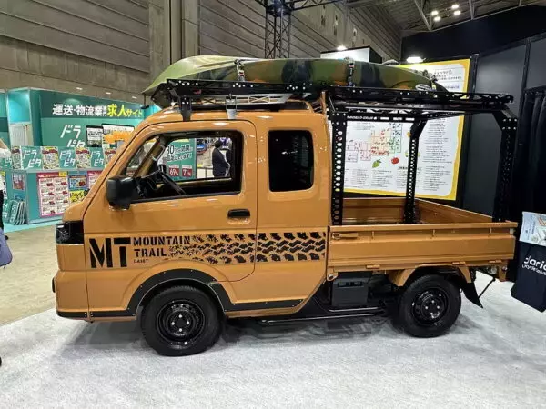 「「働くクルマ」にあらず！“遊べる軽トラ”スズキ「スーパーキャリイ Xリミテッド」が想像以上にアウトドア仕様だった」の画像