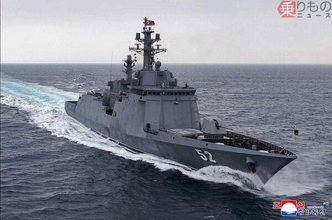 進水式で“横転しちゃった”駆逐艦 ミサイル発射実験を開始!! 事故時激怒した金総書記も視察に