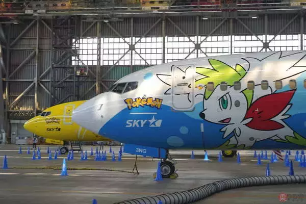 スカイマーク「ピカチュウ」特別機、7月～9月の運航ダイヤ公開！ 5路線12便が対象