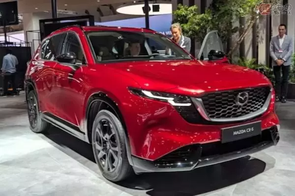 新型「CX-5」実車ついにお披露目！ JMS2025で見えた“新時代マツダ”の意気込み 担当者に聞いた“日本発売日”の答えは？