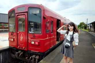 伊藤桃さん写真展、第5弾は復旧した「くま川鉄道」がテーマ 10月31日まで開催中 18日にはトークショーも