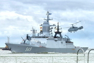 ロシア海軍のステルス艦が「大炎上」 ウクライナの攻撃で撃破される瞬間を捉えた映像が公開