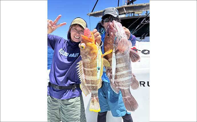 平戸沖ジギングで高級根魚ハタ類が好反応！【船釣り最新情報6選・長崎／佐賀】