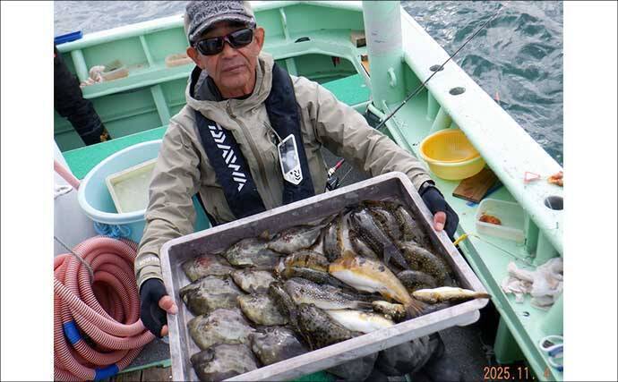 【沖釣り釣果速報】マダイがズラ〜ッと整列！テンヤマダイ釣りで爆釣モード突入（愛知）