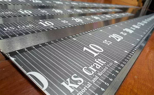 釣った魚のサイズと子供の身長どちらも測れるメジャーボードを自作してみた