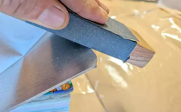 「釣った魚のサイズと子供の身長どちらも測れるメジャーボードを自作してみた」の画像