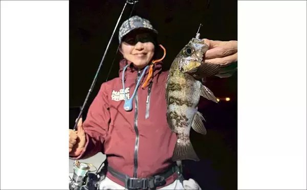 「東京湾のボートメバリング釣行で20cm級メバル登場！カサゴも好反応」の画像