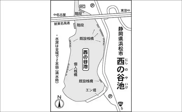 「今週のヘラブナ推薦釣り場2025【静岡・西の谷池】」の画像