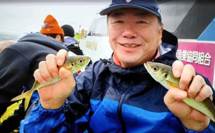 東京湾の午前LTアジ釣り便でトップ45尾キャッチ！【神奈川】家族連れも連発で大盛況
