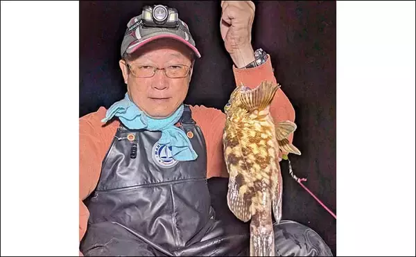 「大野海岸周辺の夜投げ釣りでアナゴ5匹キャッチ【愛知】良型カサゴもヒット」の画像