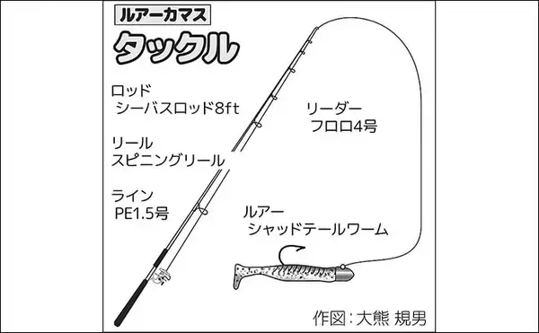 「堤防ライトルアー釣りでカマス4尾【千葉・富浦新港】ただ巻きとシャクリ織り混ぜ手中」の画像