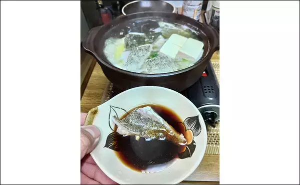 「「贅沢すぎる釣り魚鍋になっちゃった！」 食材確保のロックゲームでクエにチャイロマルハタ手中」の画像