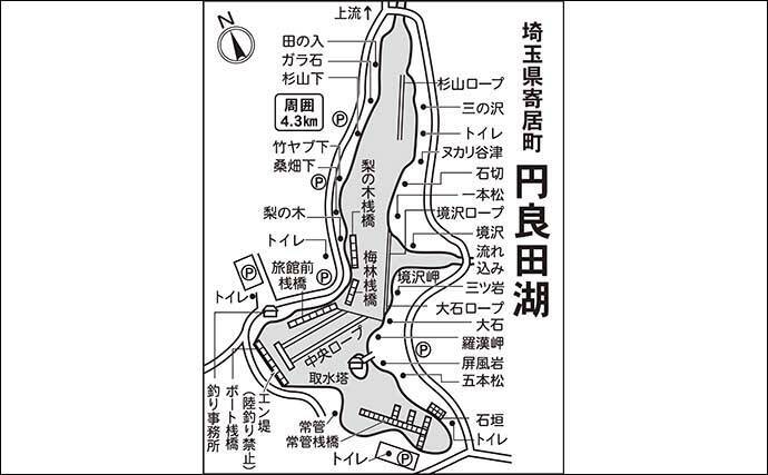 今週のヘラブナ「ピックアップ」釣り場2026【埼玉・円良田湖】