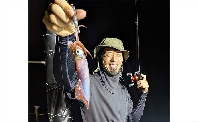 掛けたマイカが次々とマダイの餌食に！ 良型連発も横取りに苦戦したイカメタル釣行【福井】