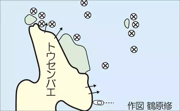 「沖磯ロックフィッシュ釣果レポート：今季初釣行で40cm級アカハタ手中【北浦の磯・宮崎】」の画像