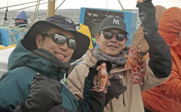 メ解禁日の東京湾エビメバル釣りに密着【金沢八景・一之瀬丸】本命に加えてカサゴやイシモチも好捕