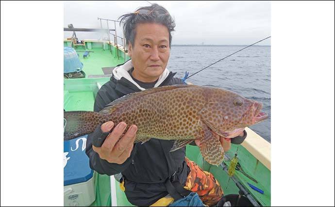 相模湾のLT五目釣りでイナダ52cm＆カンパチ48cm浮上！【神奈川】根魚も登場で多彩な魚種を手中