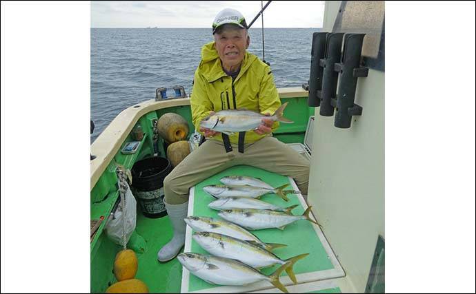 相模湾のLT五目釣りでイナダ52cm＆カンパチ48cm浮上！【神奈川】根魚も登場で多彩な魚種を手中