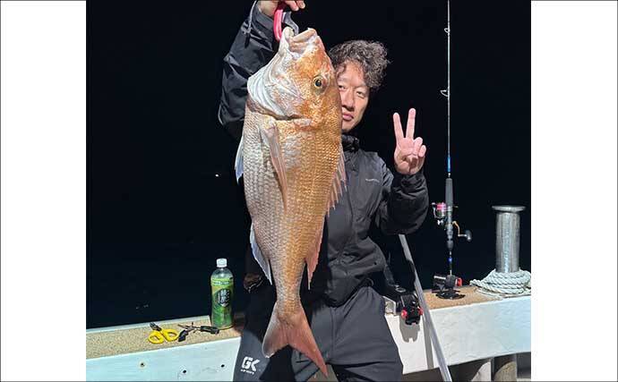 「97cm11kgの超大型マダイ参上！」絶好調中のタイラバ釣果速報８選【福岡】