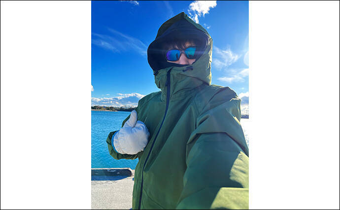 寒波到来＆暴風の浜名湖でダイソージグサビキを投げてみた　ヒイラギ入れ掛かりの謎