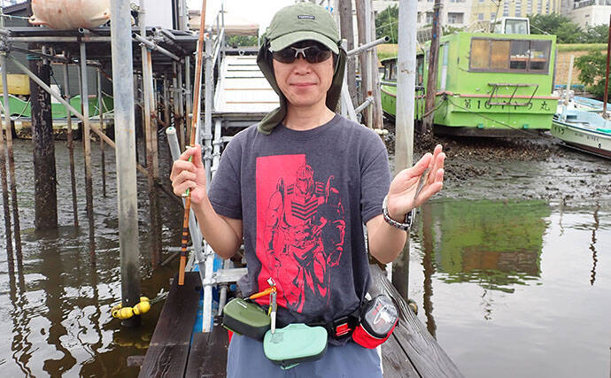 江戸川放水路の桟橋でハゼ釣り満喫【伊藤遊船】 ズル引き釣法が的中で80匹！