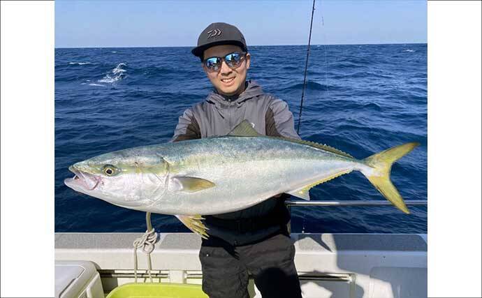 沖ノ島沖ジギング釣行でヤズにヒラマサと対面成功！【こてつ・福岡】今後は型に期待