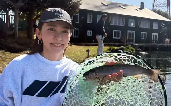 『開成水辺フォレストスプリングス』でエリアトラウト釣行を満喫【神奈川】