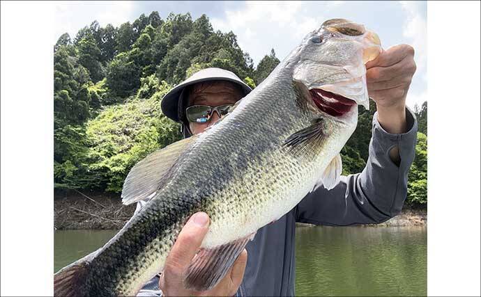 高山ダムで40〜50cmのブラックバスが続々ヒット！【京都】貯水率60%のタイミングで釣行